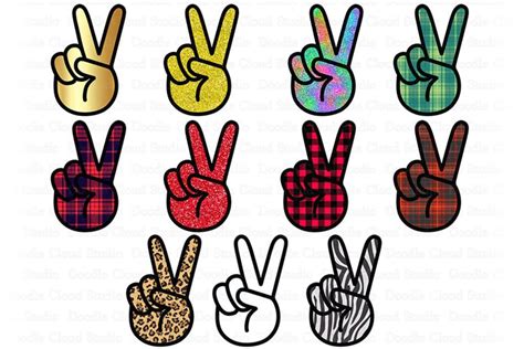 Peace Sign Bundle Png Peace Sign Sublimation Design