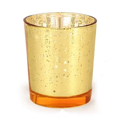 votive tealight candle holder mercury glass gold magic special events event rentals near me