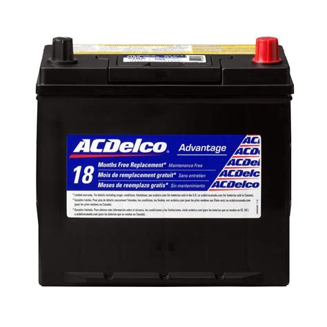 Acdelco Advantage Battery Bci Group Size 51r 460 Cca 51rs