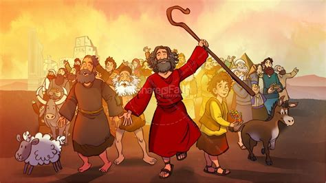 Exodus 12 Moses And The Red Sea Crossing Kids Bible Story