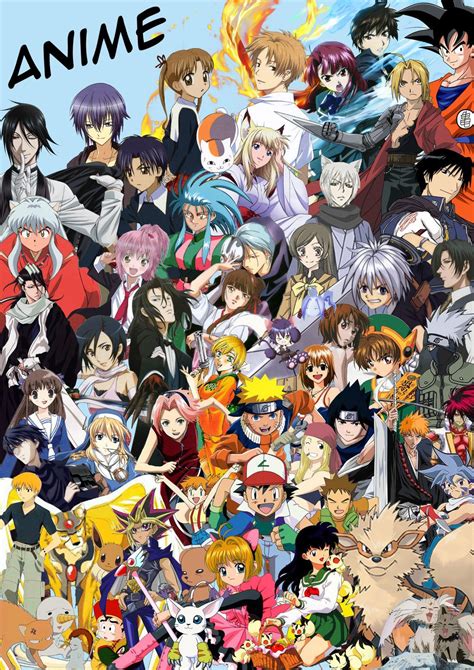 Anime Collage Wallpapers Bigbeamng