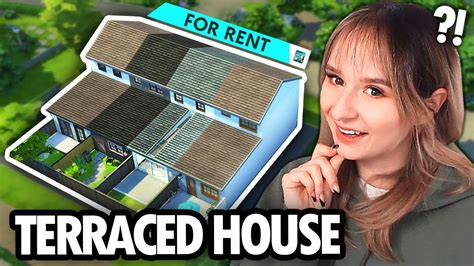 Building A Terraced House For Rent In The Sims 4 Youtube