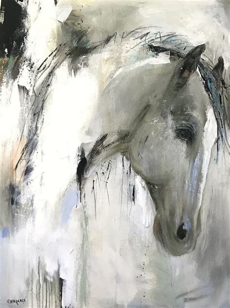‘wild Inside Original Acrylic Horse Painting By Cher Devereaux