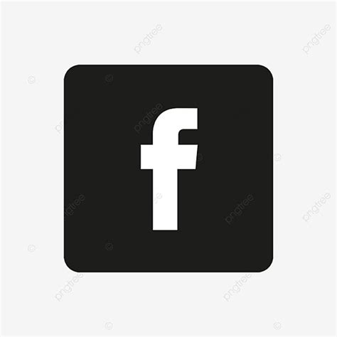 Hình ảnh Biểu Tượng Facebook Màu đen Logo Facebook Png Logo Clipart
