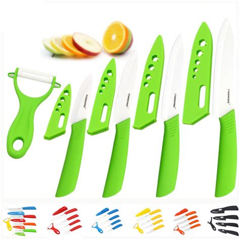 Beauty Ts Zirconia Kitchen Green Color Knife Set Ceramic Knife Set 3