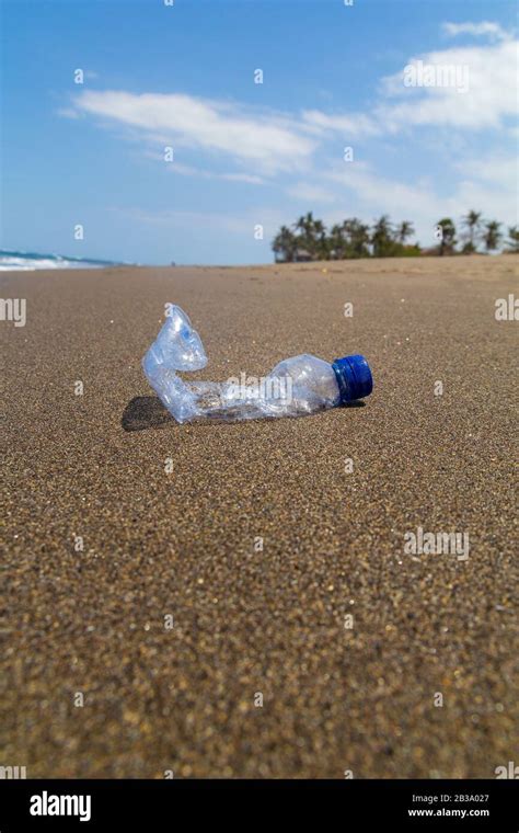 Garbage And Waste On The Beach Ecological Disaster For Hi Res Stock