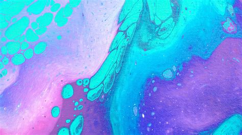 Download Wallpaper 2048x1152 Paint Fluid Art Stains Liquid Blue
