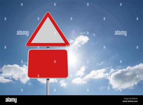 Composite Image Of Road Signs Stock Photo Alamy