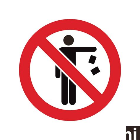 Free Printable No Littering Sign