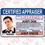 Certified Appraiser  Custom ID Card – MaxArmory