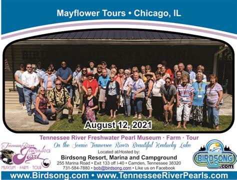 Welcome Mayflower Tours From Chicago Il Birdsong Resort Marina And