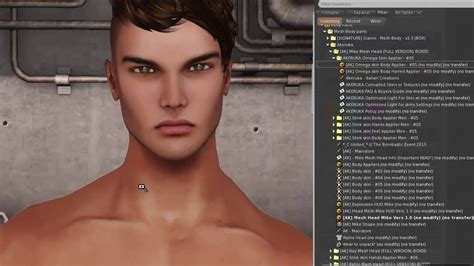 Signature Gianni Male Mesh Body In Second Life Youtube