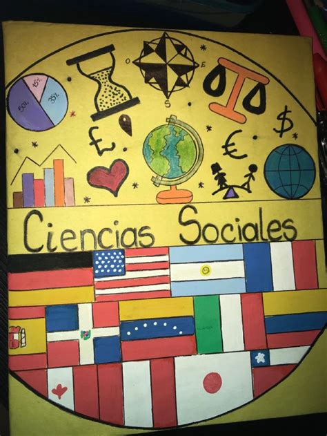 Portada De Cuaderno Sociales Borders And Frames Lettering School
