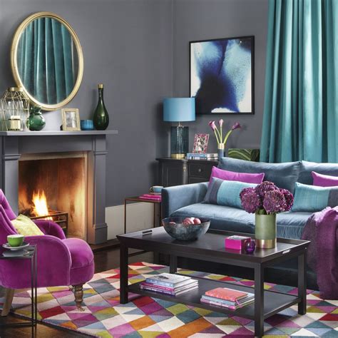 How To Decorate With Jewel Tones Colourful Living Room Living Room