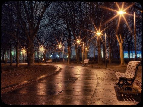 Night Park Wallpapers Top Free Night Park Backgrounds Wallpaperaccess