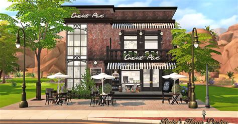 Sims4 Deli And Grocery Store 小吃雜貨鋪 Ruby Red Sims