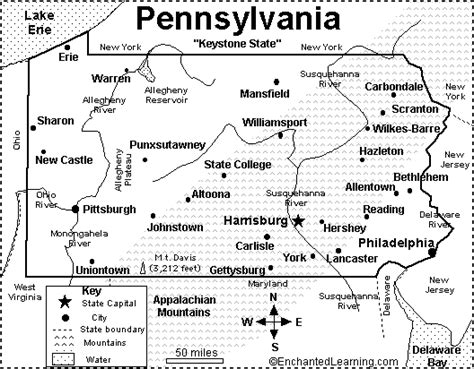 Pennsylvania Mapquiz Printout