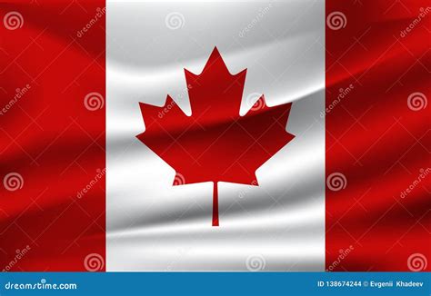 Realistic Waving Flag Of The Waving Flag Of Canada High Resolution