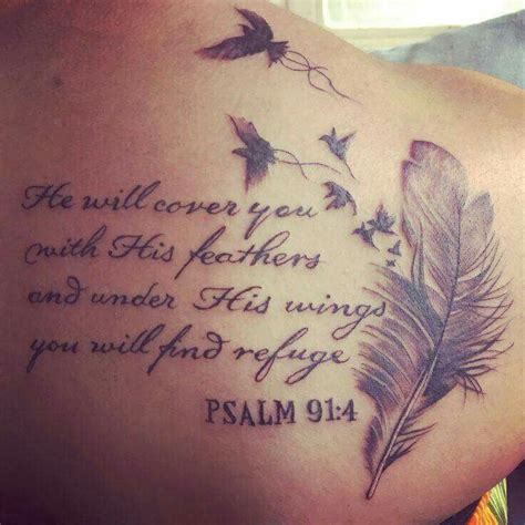 Wrist Psalm 91 Tattoo Best Tattoo Ideas