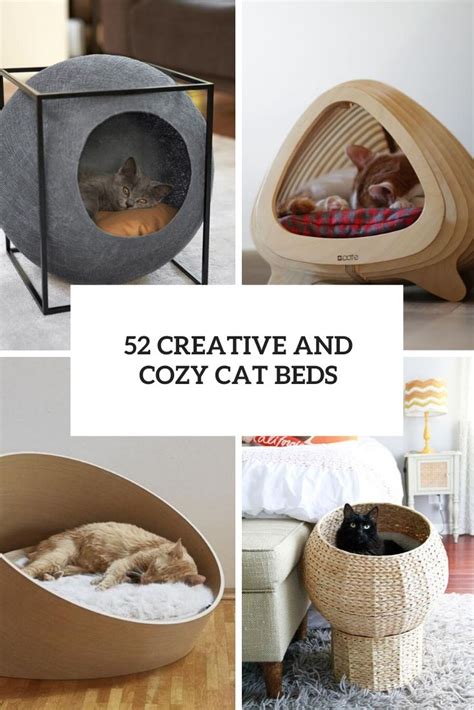 52 Creative And Cozy Cat Beds Digsdigs
