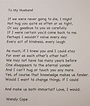 Husband death Poems