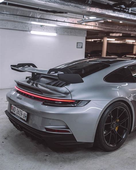 Porsche 992 Gt3s Instagram Post Gt Silver 992 Gt3 With Black Accents