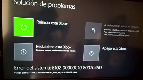 Xbox One Turns On But System Does Not Start Up Error