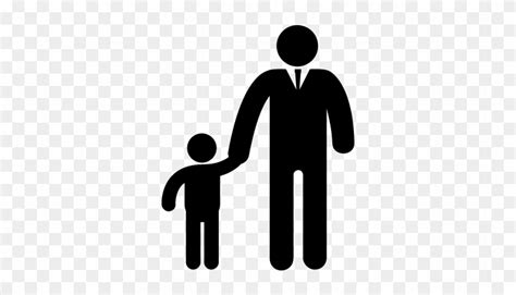 Father And Son Vector Father And Son Stick Figures Free Transparent