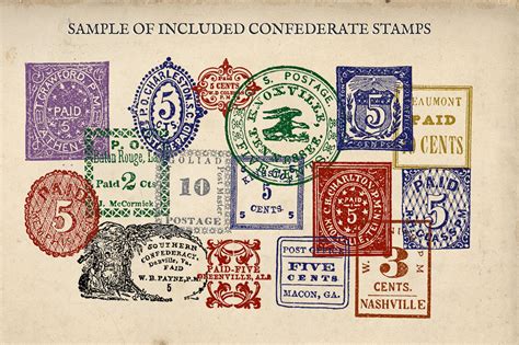 Antique Us Stamp Graphics