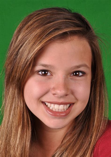 Happy Teen Girl With Big Smile Stock Photo Image Of Girl Teeth