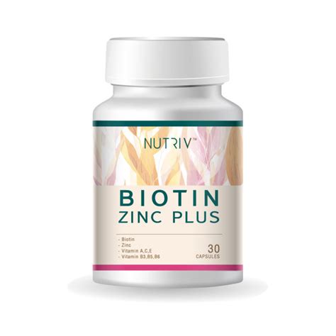 Biotin Zinc Plus 3t Natureherb