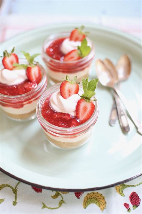 Strawberry Cheesecake In A Jar Studio Delicious