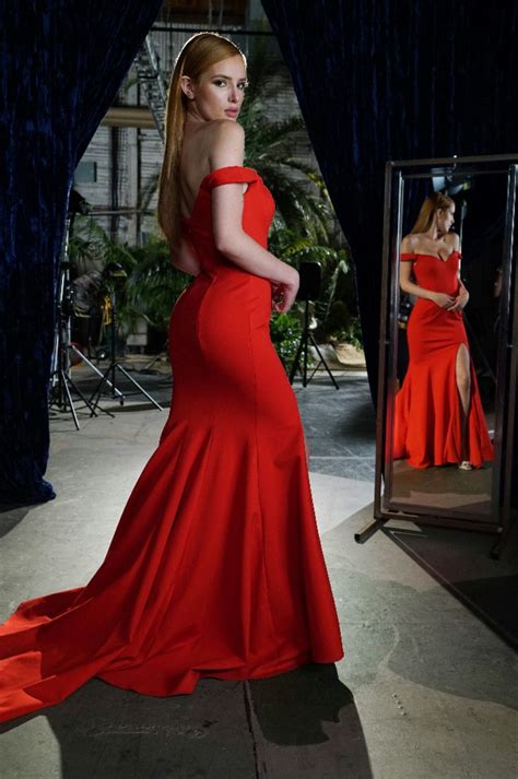Bella Thorne Red Cocktail Dress Sexy Red Prom Dresses Dresses