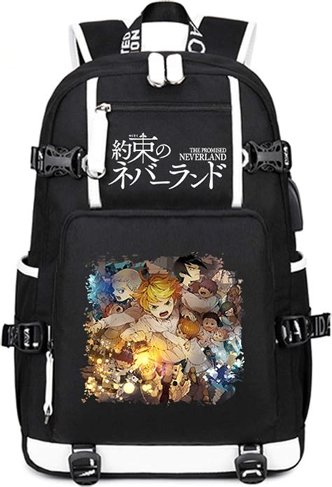 Siawasey Anime The Promised Neverland Cosplay Backpack Daypack Bookbag