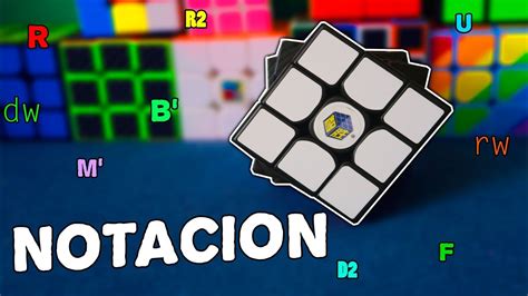 Toda La NotaciÓn Del Cubo De Rubik 3x3 Youtube