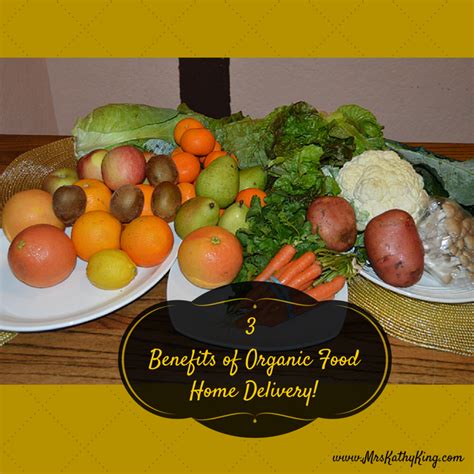 While these studies have shown differences in the food, there is limited information to draw conclusions. 3 benefits of Organic Food Home Delivery!