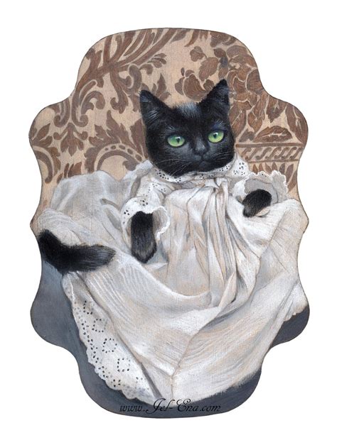 Jel Ena — Maurice Edward Victorian Cat Limited Edition Fine Art Print