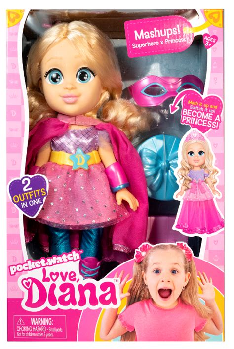 のキャンセ Love， Diana 13 Inch Doll Mashup Astronaut Hairdresser Includes