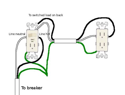 The diagram will show how a the white wires are wire nutted together and the bare copper grounds are wire nutted together so the diagram shows how the wiring works. garbage disposal - GFCI combination switch and outlet to fully switched protected outlet - Home ...