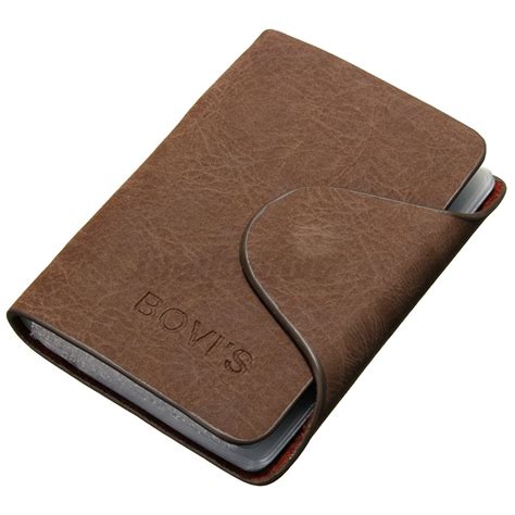Find great deals on credit card wallets for men at kohl's today! Mens Luxury Soft Leather Business ID Credit Card Holder, Wallet, Purse 20 Slots | eBay