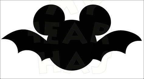 Mickey Mouse Bat Instant Download Halloween Digital Clip Art My