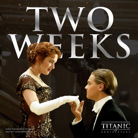 Titanic On Twitter In Two Weeks Experience Titanic Again In Theaters For A Limited Time In