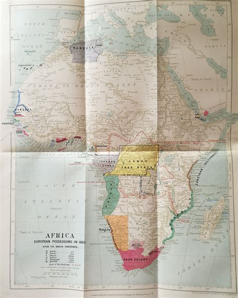 The Partition Of Africa With Twenty Four Maps 1895 Auction 79