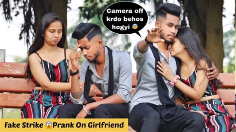 Fake Youtube Strike Prank On Girlfriend 😱 Loyalty Test Prank Anubhav Raj Youtube