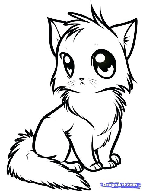 Kitty Cat Coloring Pages Printable At Free Printable
