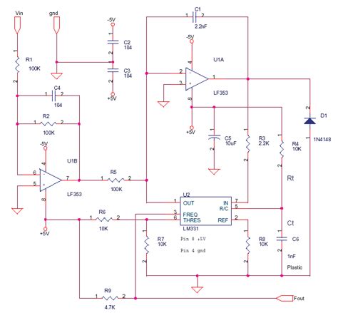 Vco With Lm331 Delabs Schematics Electronic Circuits