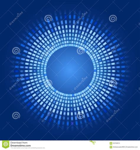 Vector Abstract Background Glowing Pixels Stock Vector Illustration