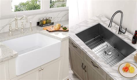 Porcelain Vs Stainless Steel Kitchen Sink Detailed Comparison M2b