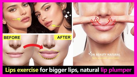 New Lips Exercise For Bigger Lips Upper Lip Fuller Bottom Lip Bigger Natural Lip Plumper