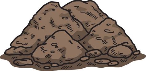 Drawing Of Dirt Pile Illustrations Royalty Free Vector Graphics And Clip
